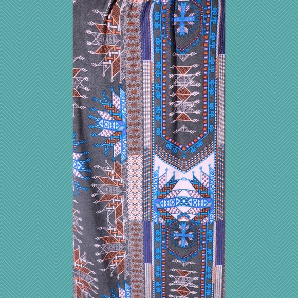 Sun & Shadow Aztec Printed Strappy Mini Dress - Picture 2 of 4